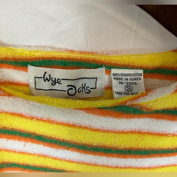 Striped Terrycloth Short sleeve Shirt - Multicolor - Picture 4 of 4